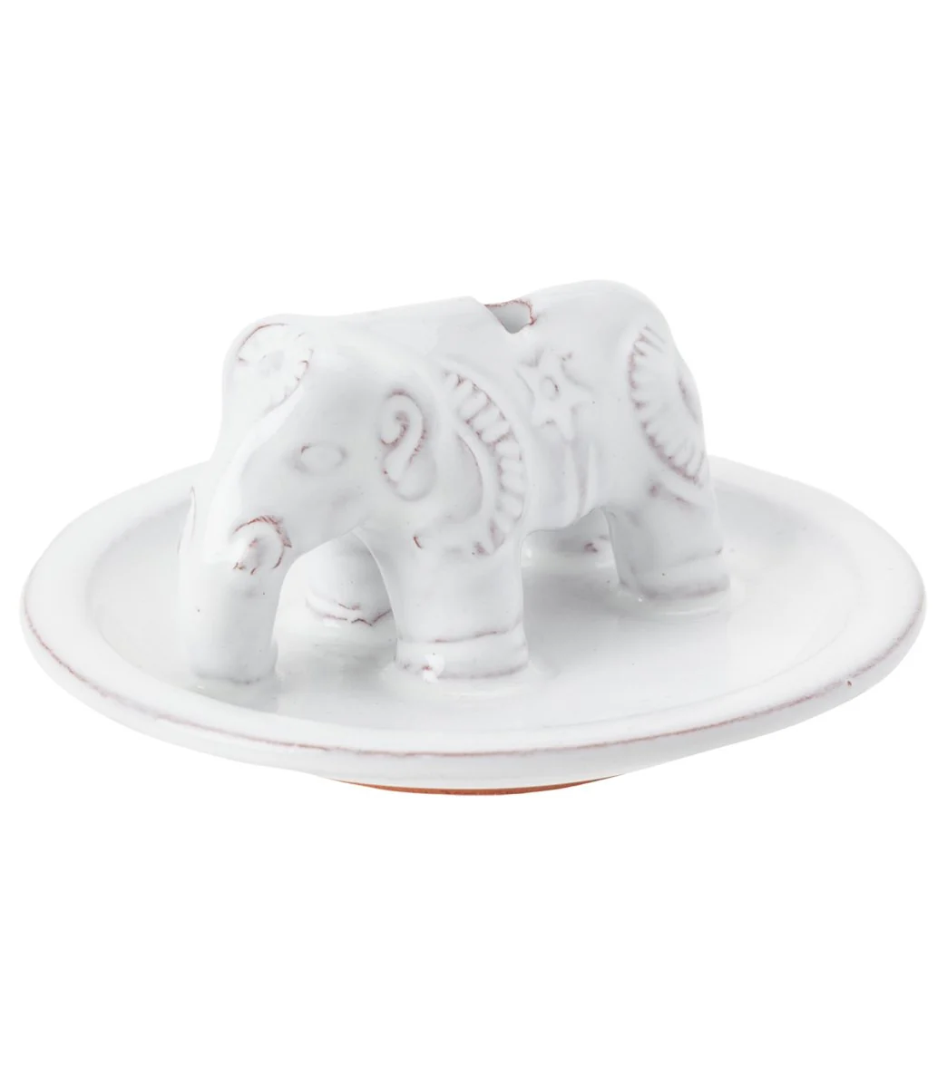dZi Elephant Handglazed Incense Burner