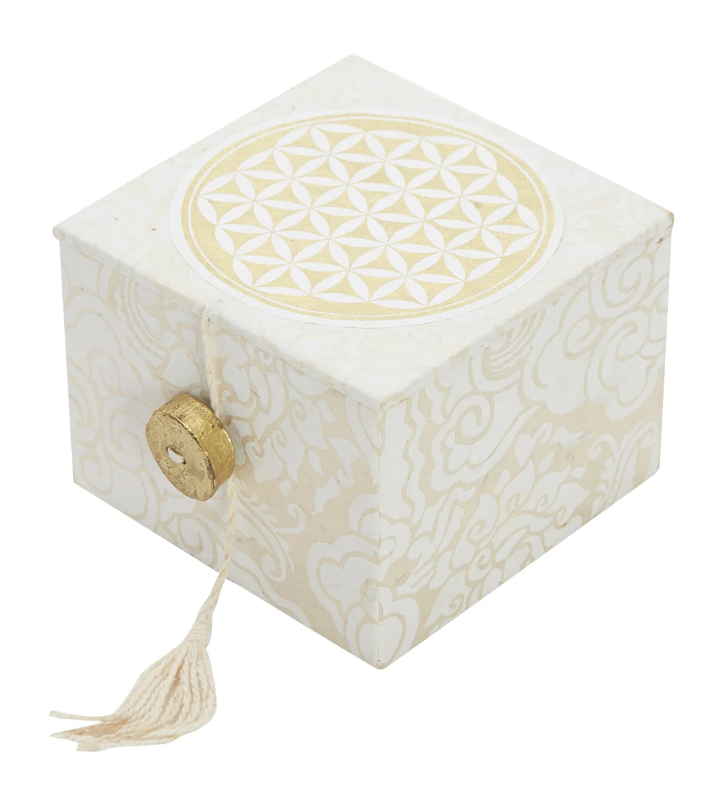 dZi Meditation Bowl Box: 3'' Flower Of Life - Image 2