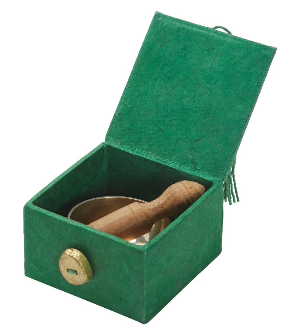 dZi Mini Meditation Bowl Box: 2" Heart Chakra - Image 4