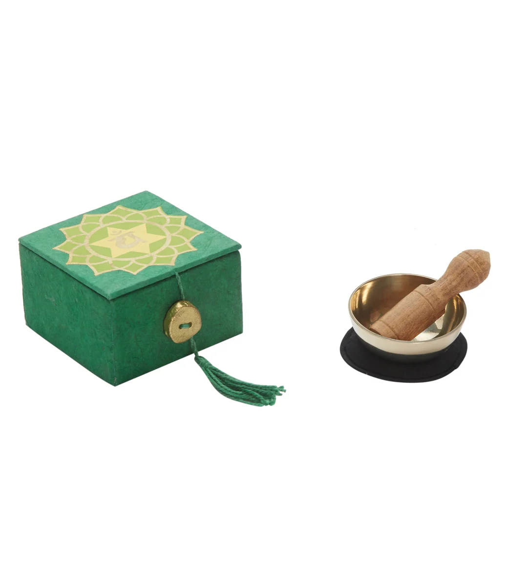 dZi Mini Meditation Bowl Box: 2" Heart Chakra - Image 7