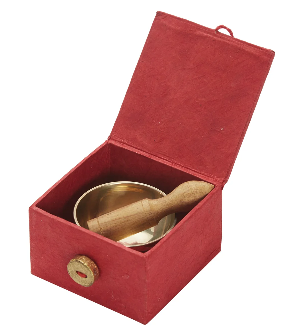 dZi Mini Meditation Bowl Box: 2" Root Chakra - Image 4
