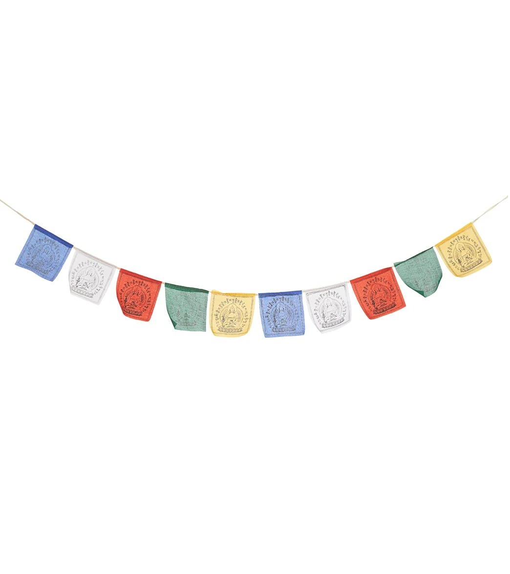 dZi Prayer Flag: Small Medicine Buddha