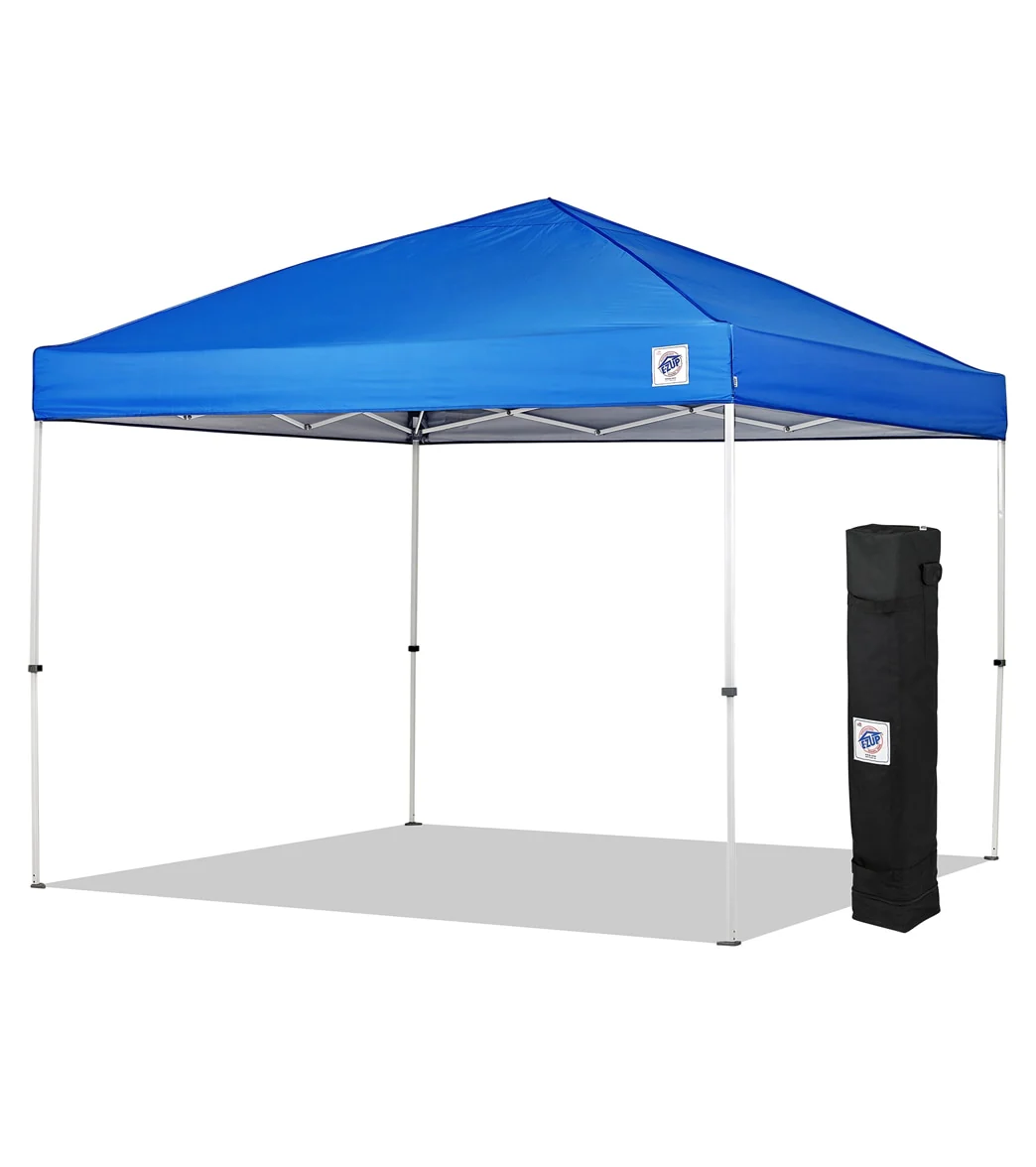 E-Z UP Envoy 10'x10' Shelter Tent w/Spikes & Roller Bag - Image 5