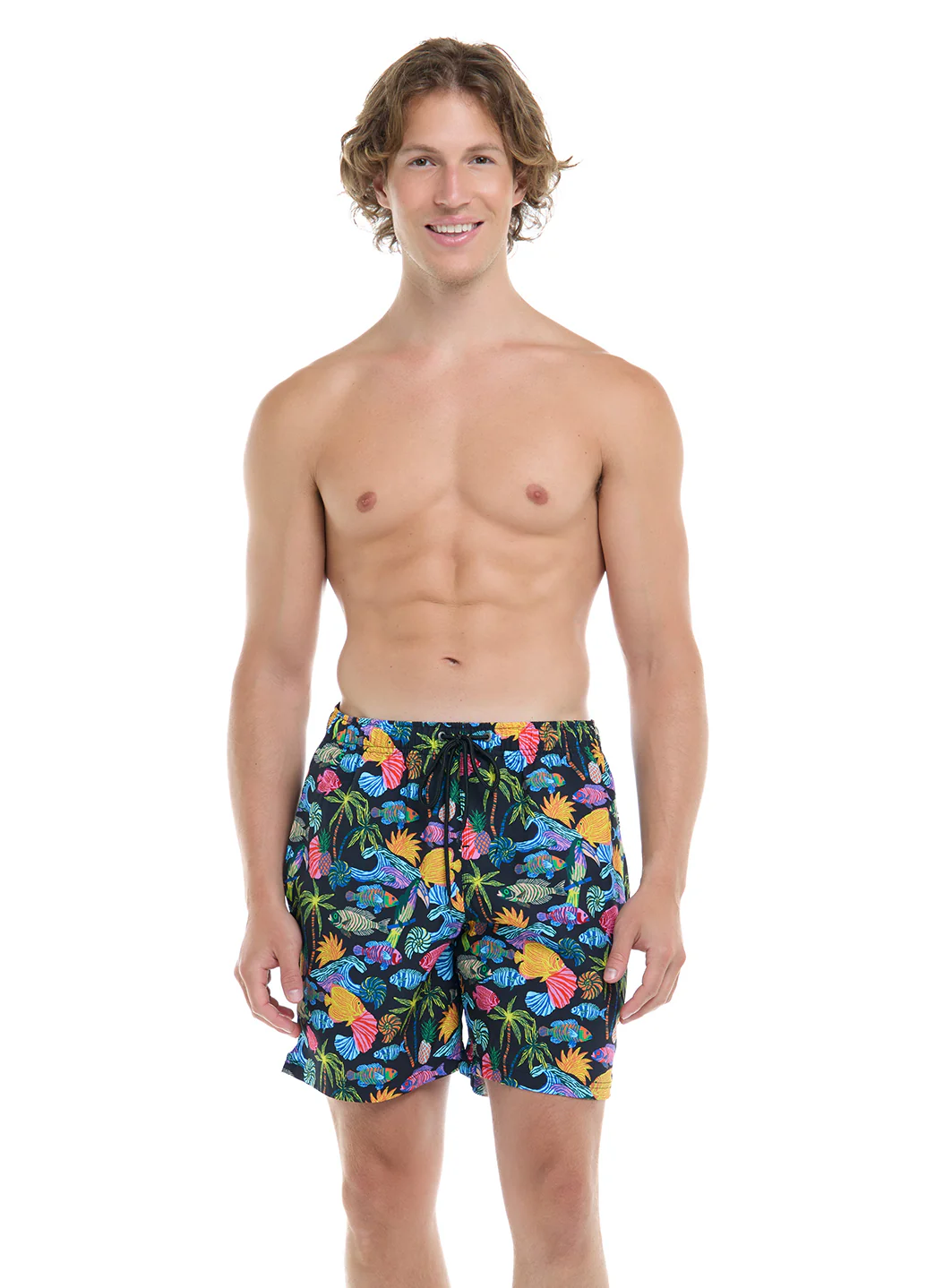 Eidon Men's 17" Fish Tank Volley Swim Trunks - Image 3