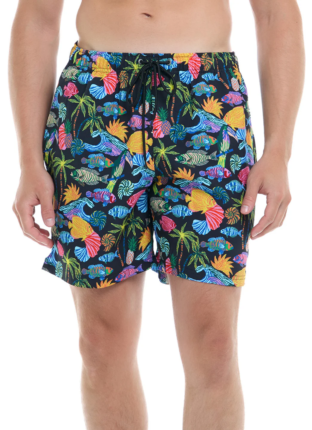 Eidon Men's 17" Fish Tank Volley Swim Trunks - Image 7