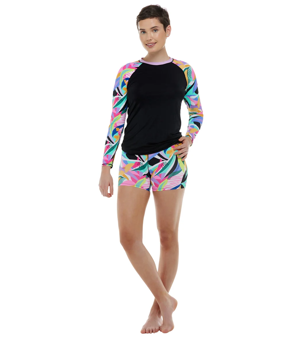 Eidon Women's Joyful Parker Long Sleeve UV Rashguard - Image 4