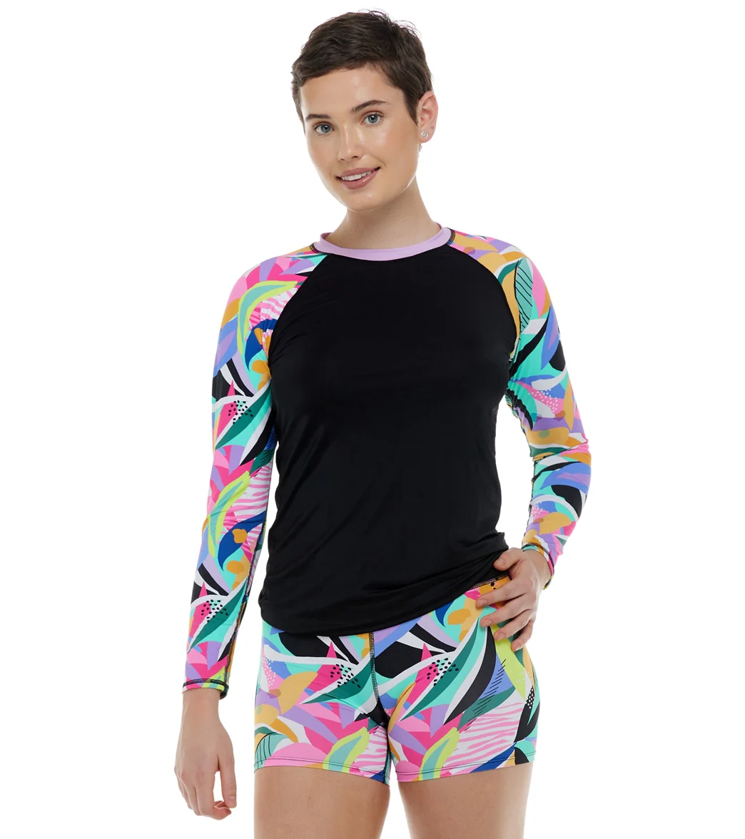 Eidon Women's Joyful Parker Long Sleeve UV Rashguard - Image 7