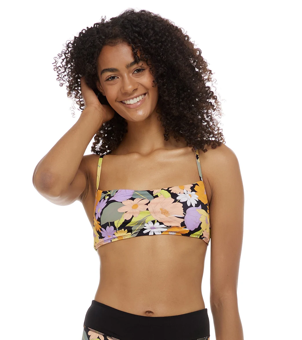 Eidon Women's Love Story Rose Bandeau Bikini Top - Image 8