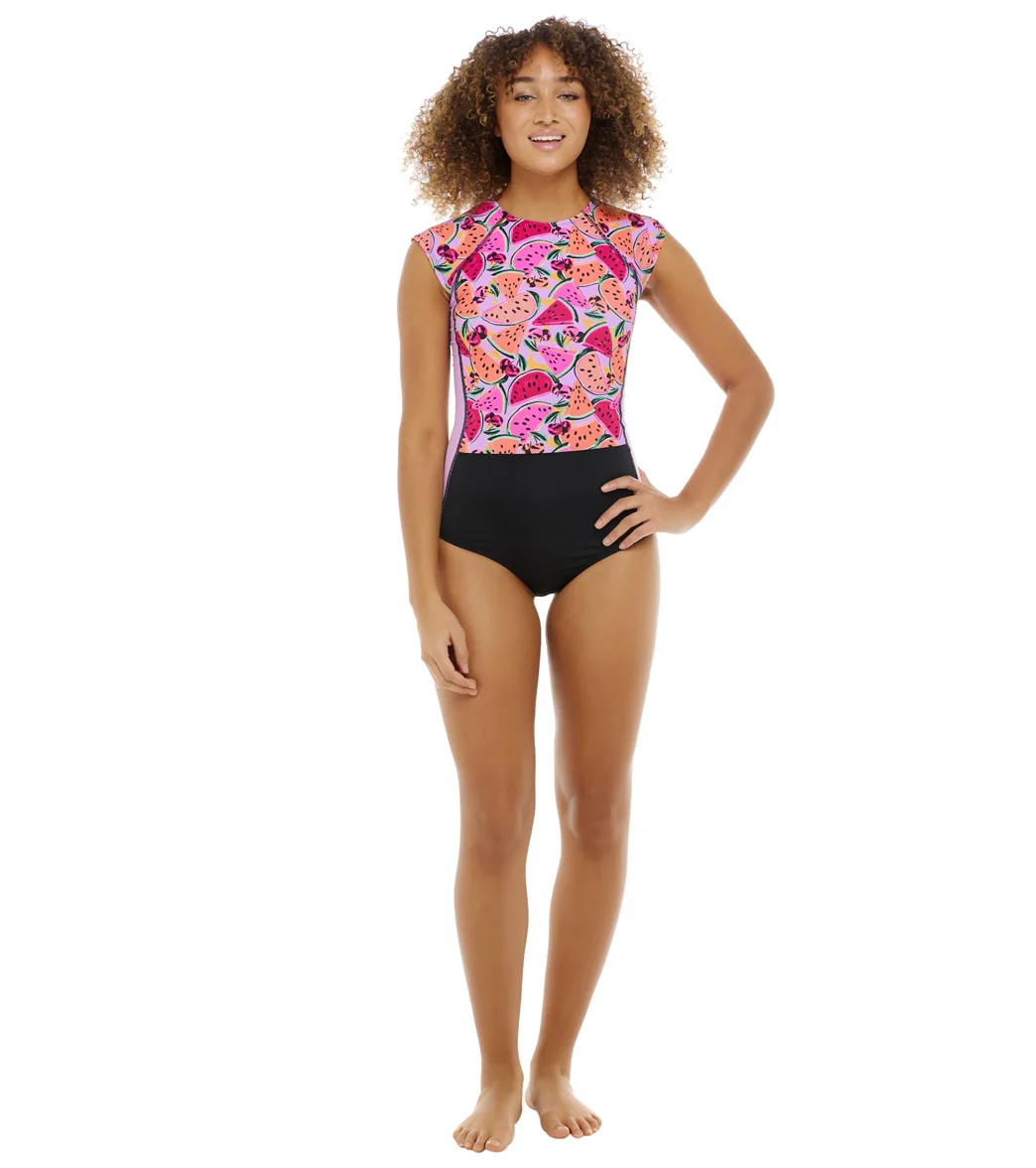 Eidon Women's Melon Pop Everly Paddle Suit - Image 4