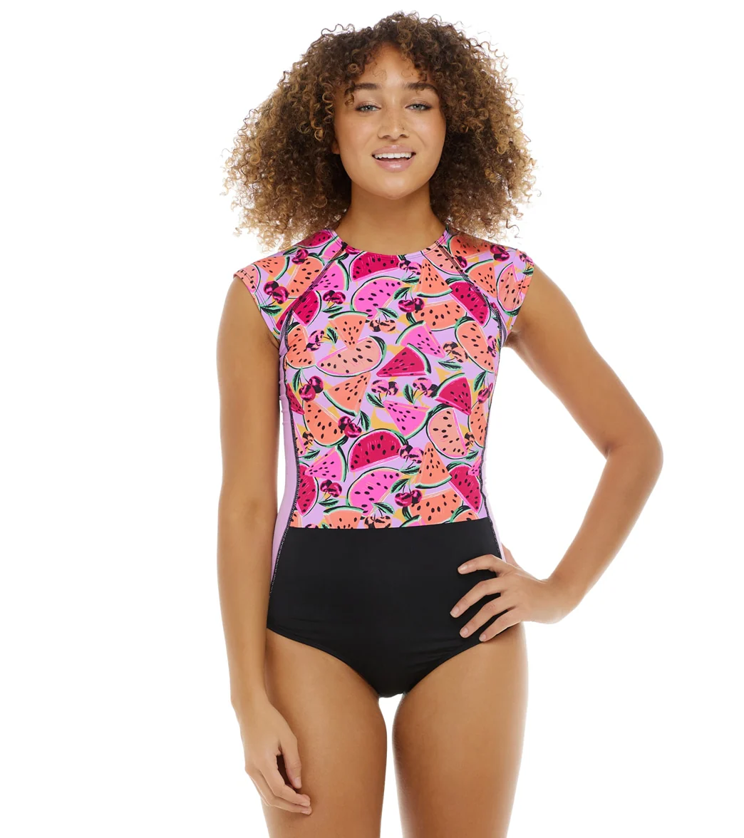 Eidon Women's Melon Pop Everly Paddle Suit - Image 7