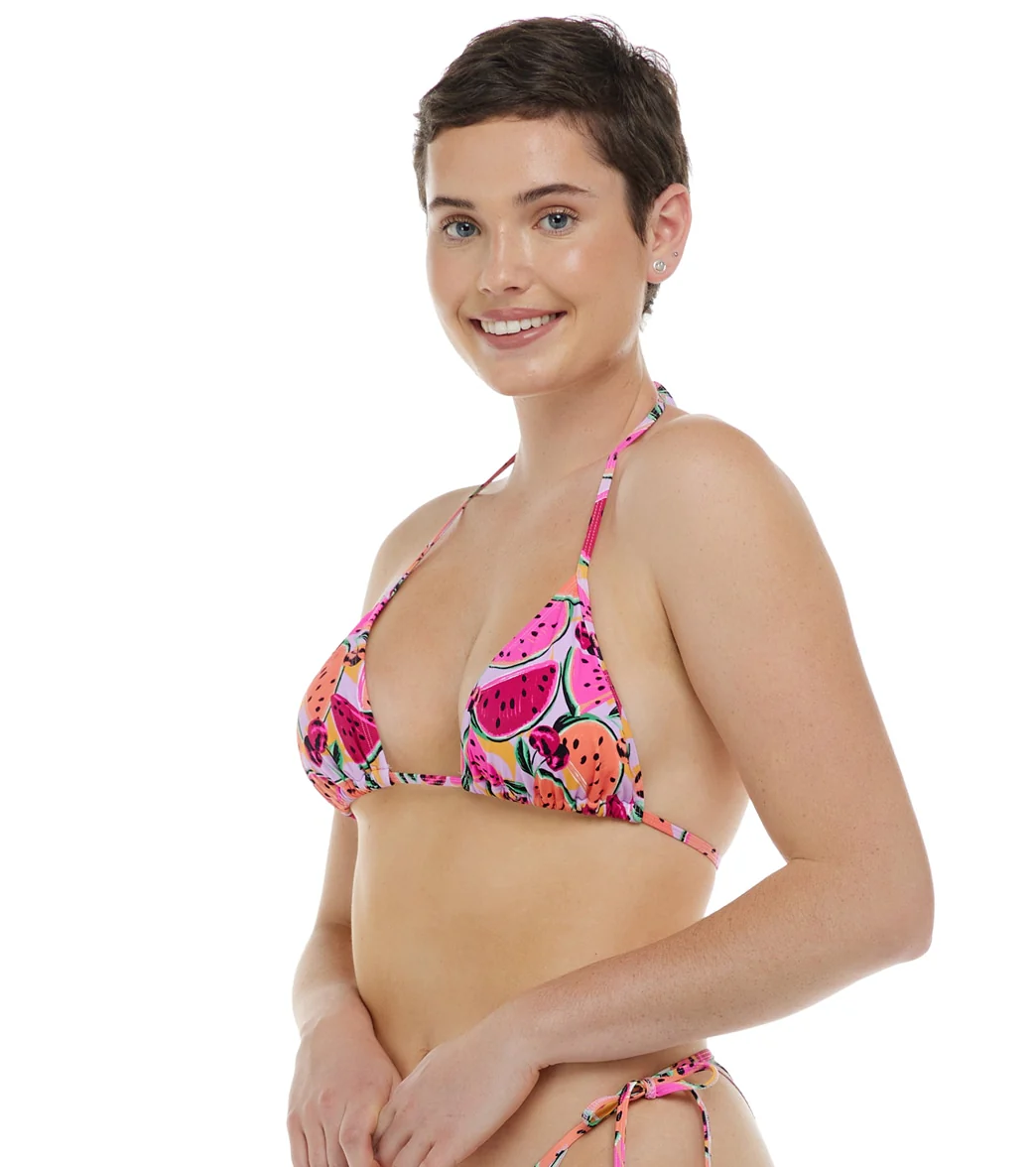 Eidon Women's Melon Pop Kali Slider Triangle Bikini Top - Image 2