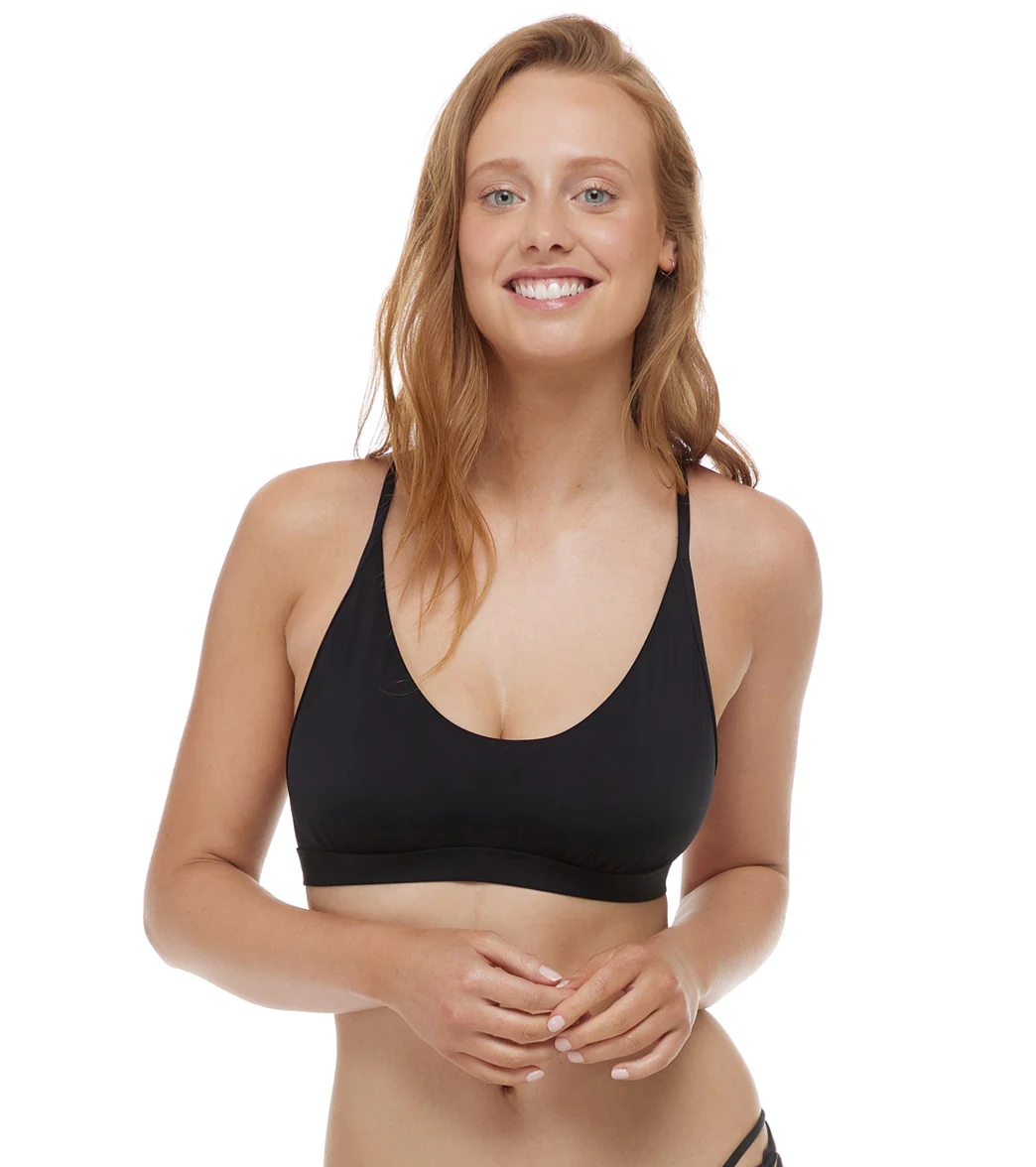 Eidon Women's Solid Alexa Crop D/E/F Cup Crop Tank Bikini Top - Image 28