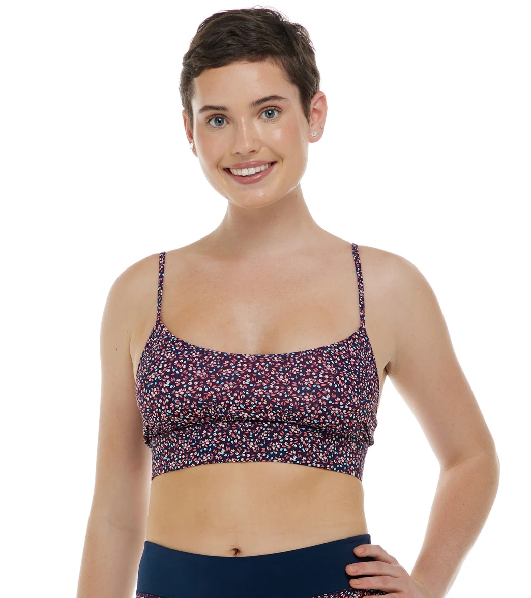 Eidon Women's Wildflowers Eva Crop Tank Bikini Top - Image 7