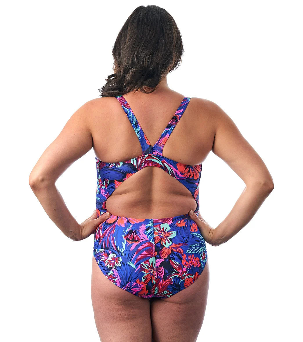 EQ Swimwear Women's Tahitian Floral Harmony Maternity One Piece Swimsuit - Image 3