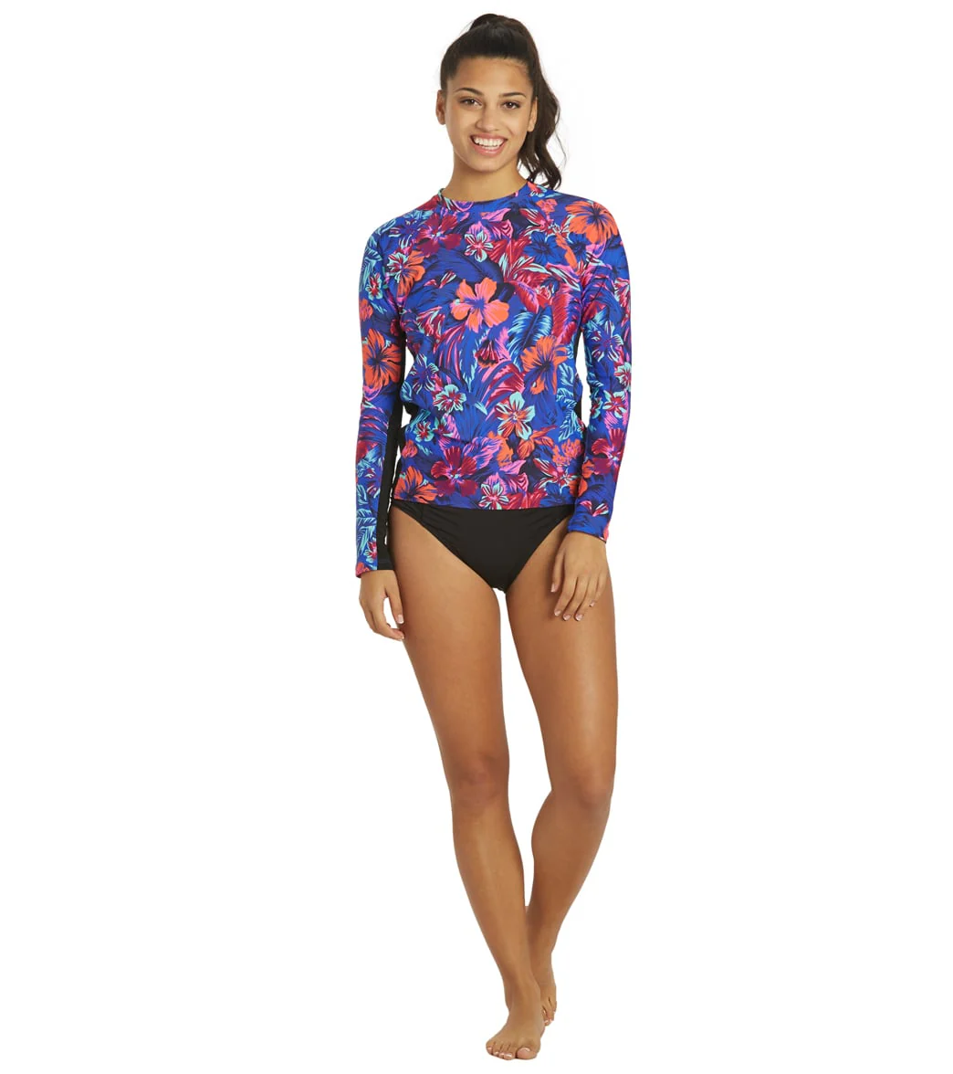 EQ Swimwear Women's Tahitian Floral Rash Guard - Image 4
