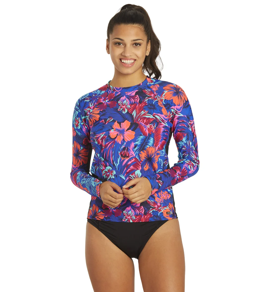 EQ Swimwear Women's Tahitian Floral Rash Guard - Image 7