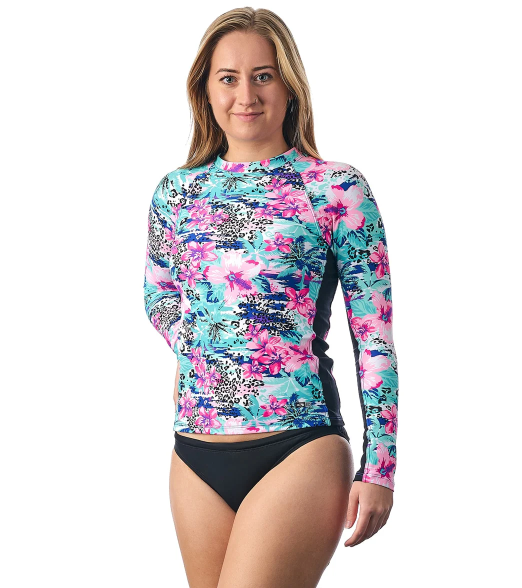 EQ Swimwear Women's Tropical Jungle Rash Guard - Image 6