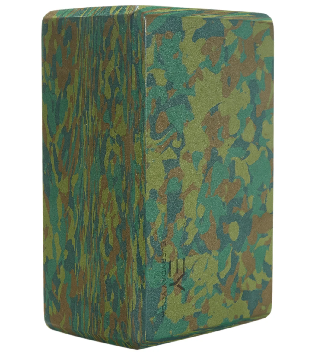 Everyday Yoga 4 Inch Heritage Camo Foam Yoga Block - Image 2