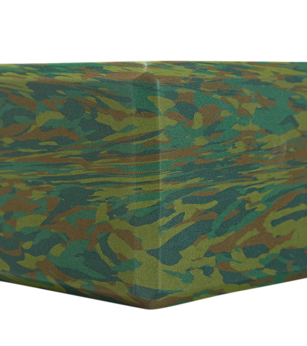 Everyday Yoga 4 Inch Heritage Camo Foam Yoga Block - Image 4