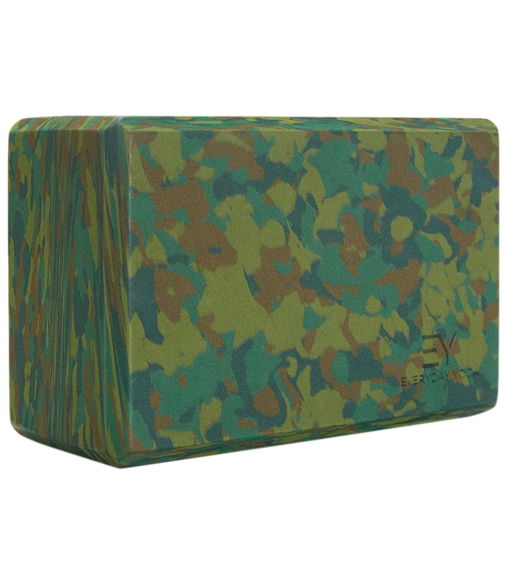 Everyday Yoga 4 Inch Heritage Camo Foam Yoga Block - Image 7