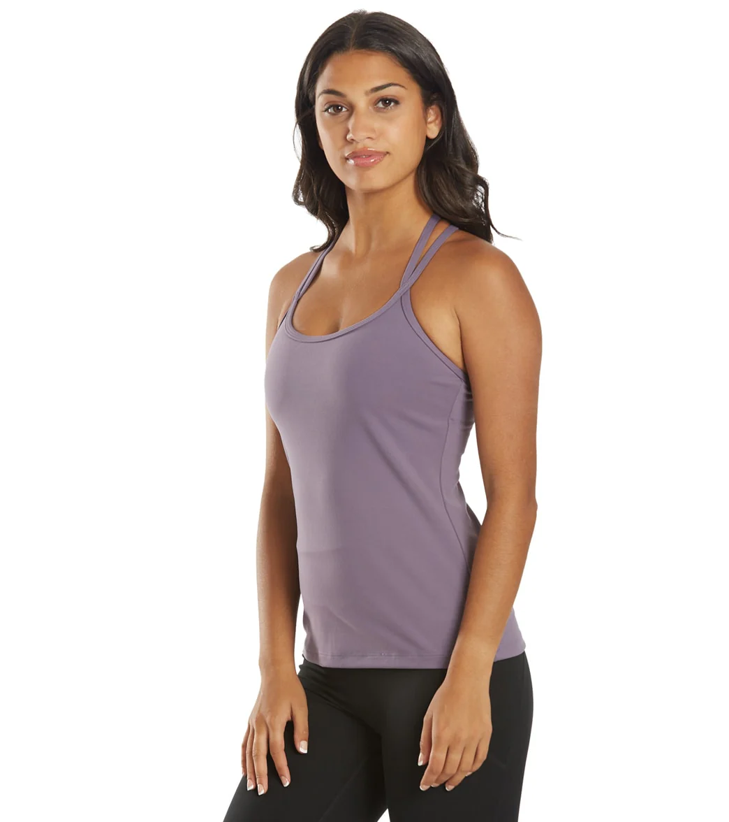 Everyday Yoga Bliss Solid Double Strap Support Tank - Image 5