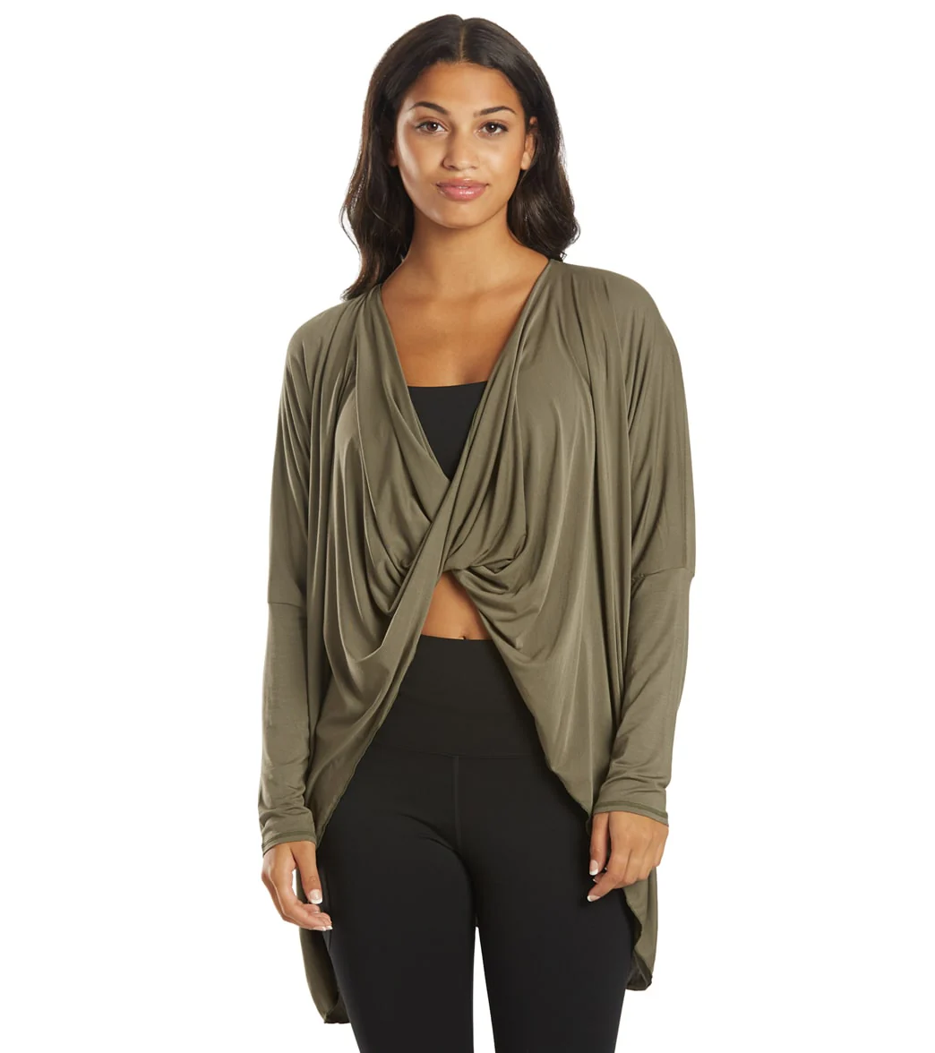 Everyday Yoga Bodhi Solid 2 in 1 Cardigan - Image 11