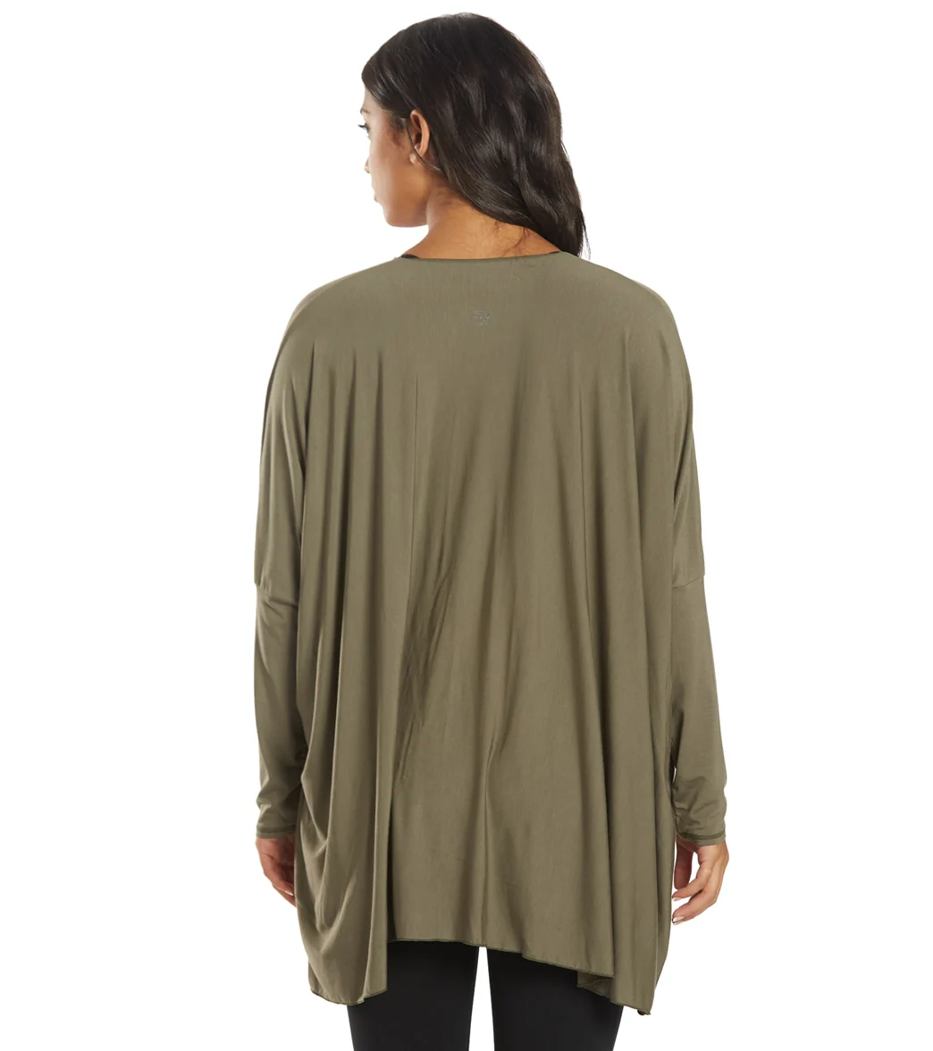 Everyday Yoga Bodhi Solid 2 in 1 Cardigan - Image 13