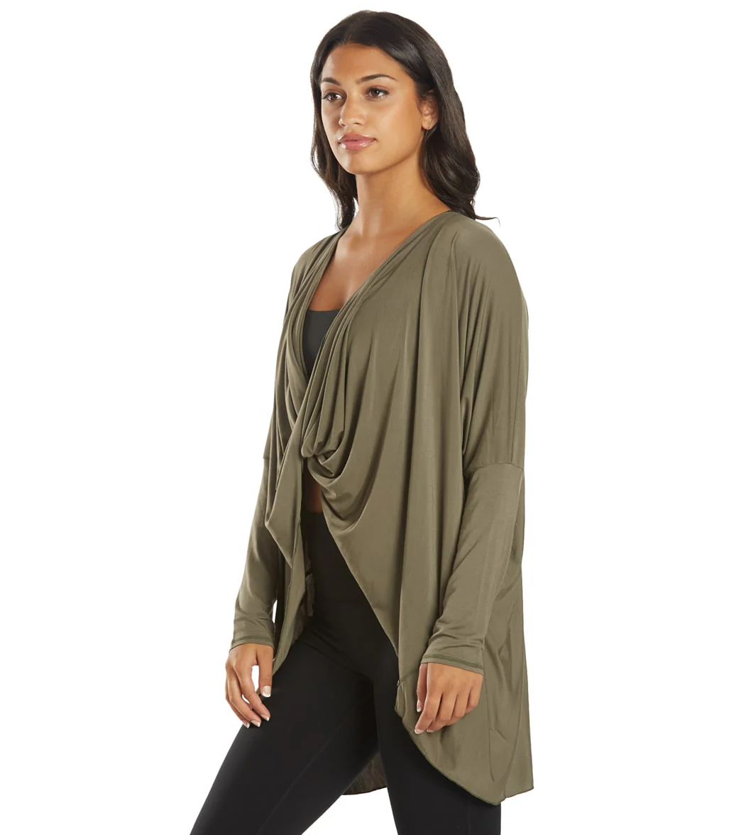 Everyday Yoga Bodhi Solid 2 in 1 Cardigan - Image 15