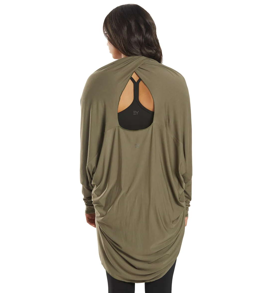 Everyday Yoga Bodhi Solid 2 in 1 Cardigan - Image 18