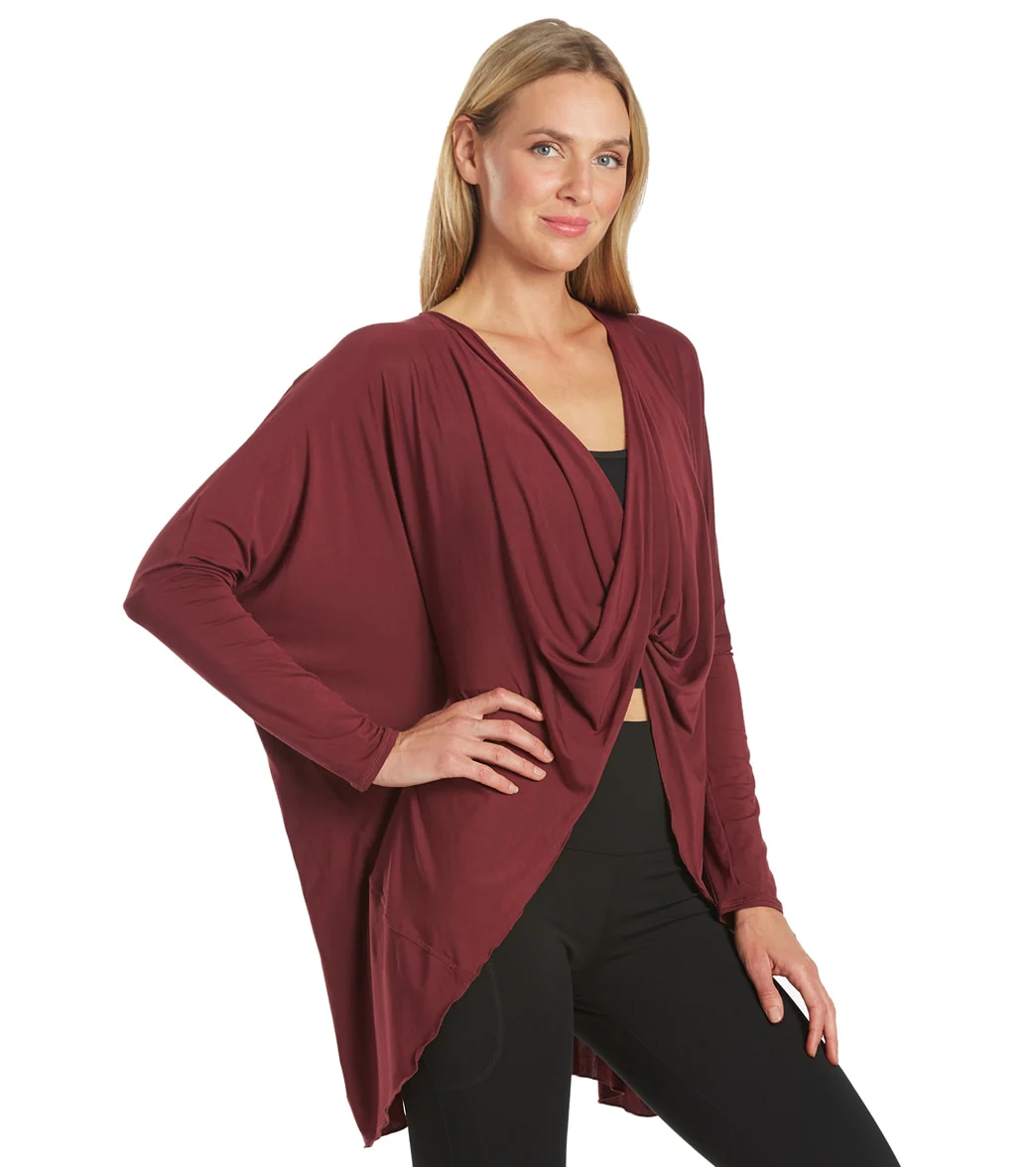 Everyday Yoga Bodhi Solid 2 in 1 Cardigan - Image 2