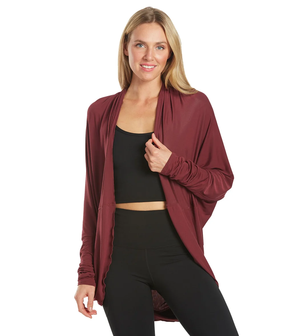 Everyday Yoga Bodhi Solid 2 in 1 Cardigan - Image 4