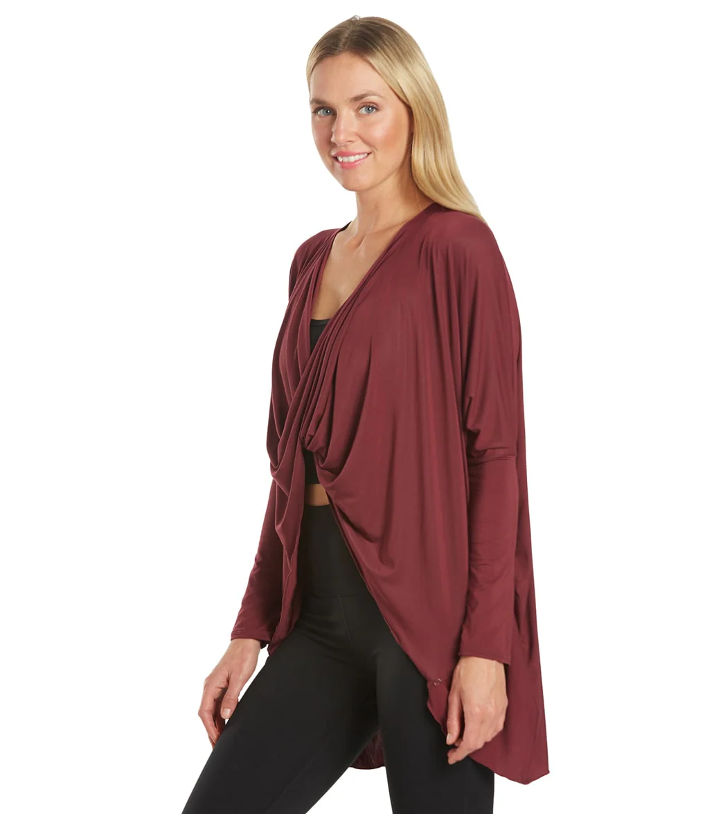 Everyday Yoga Bodhi Solid 2 in 1 Cardigan - Image 5
