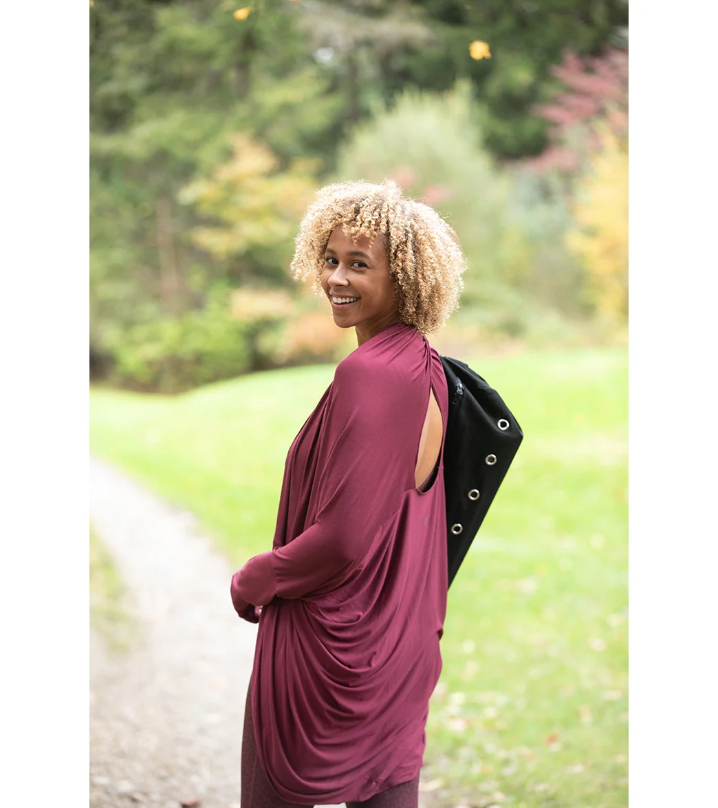Everyday Yoga Bodhi Solid 2 in 1 Cardigan - Image 8