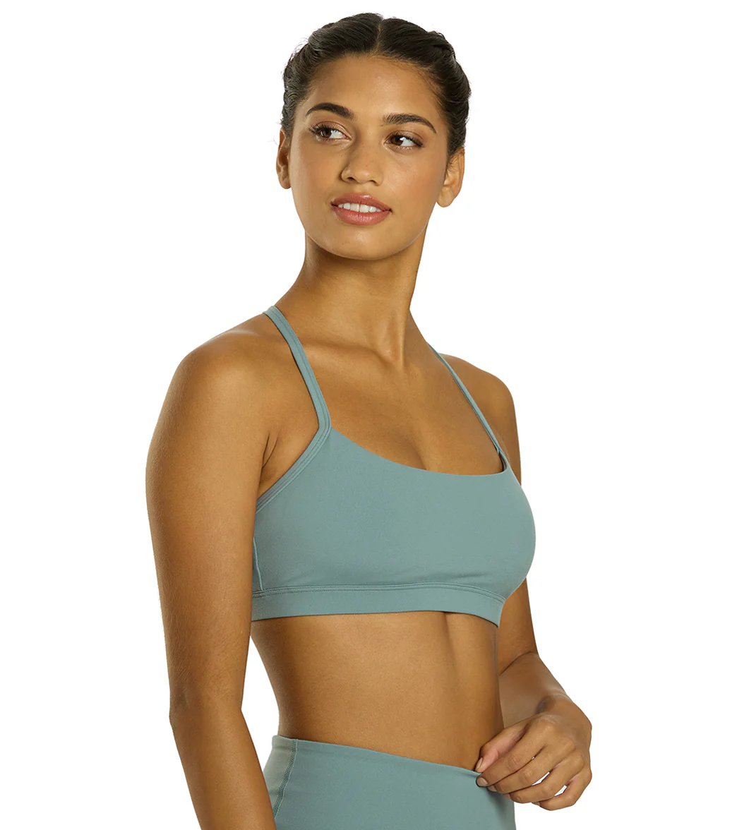 Everyday Yoga Delight Solid Racer Back Sports Bra - Image 29