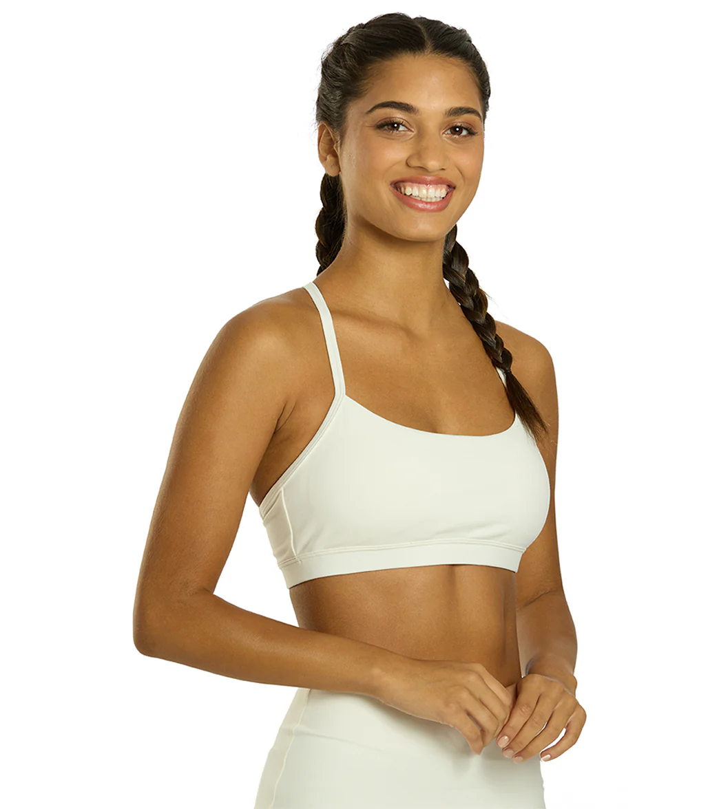 Everyday Yoga Delight Solid Racer Back Sports Bra - Image 3