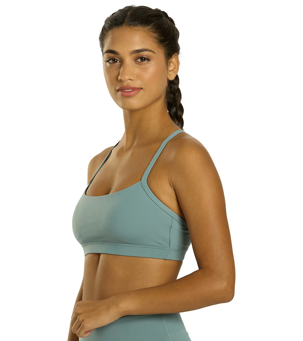 Everyday Yoga Delight Solid Racer Back Sports Bra - Image 30