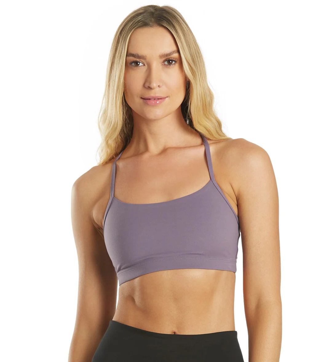 Everyday Yoga Delight Solid Racer Back Sports Bra - Image 34