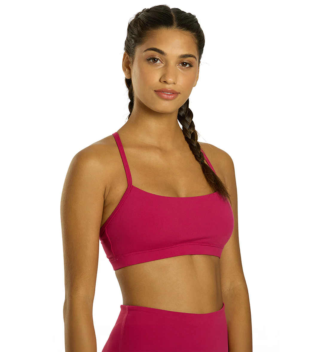 Everyday Yoga Delight Solid Racer Back Sports Bra - Image 9