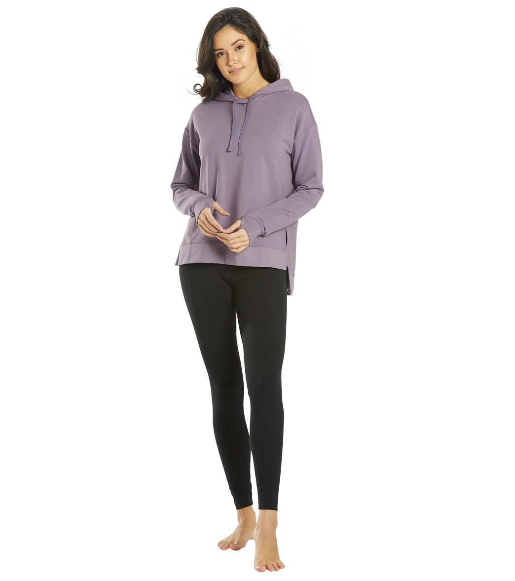 Everyday Yoga Diverse Solid Hi-Low Hooded Sweatshirt - Image 6