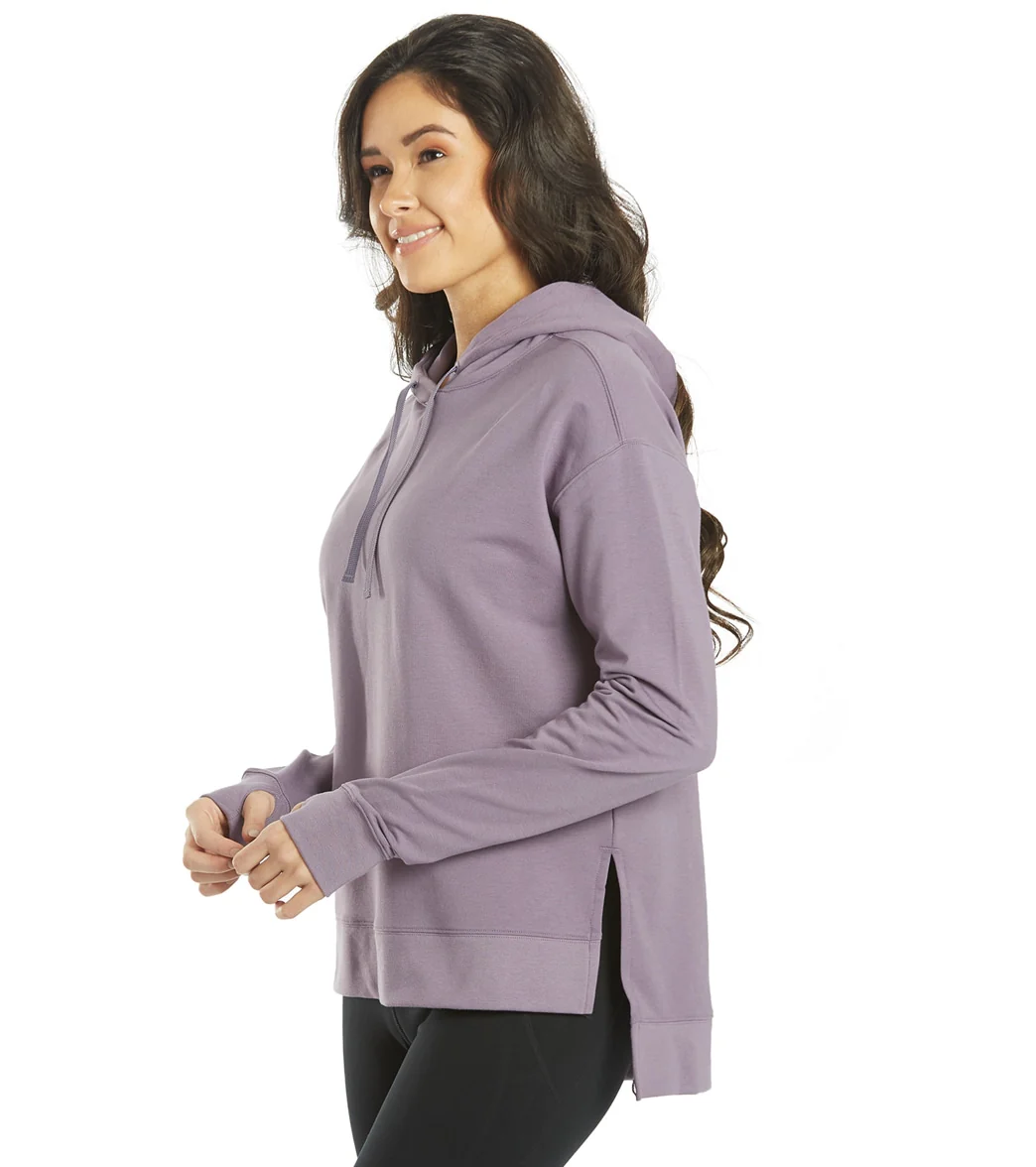 Everyday Yoga Diverse Solid Hi-Low Hooded Sweatshirt - Image 7
