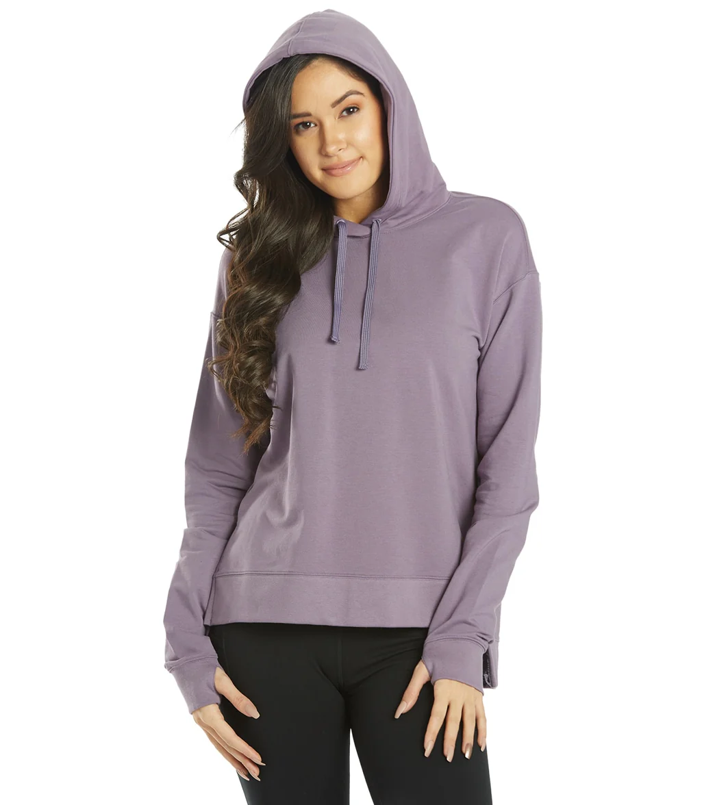 Everyday Yoga Diverse Solid Hi-Low Hooded Sweatshirt - Image 8