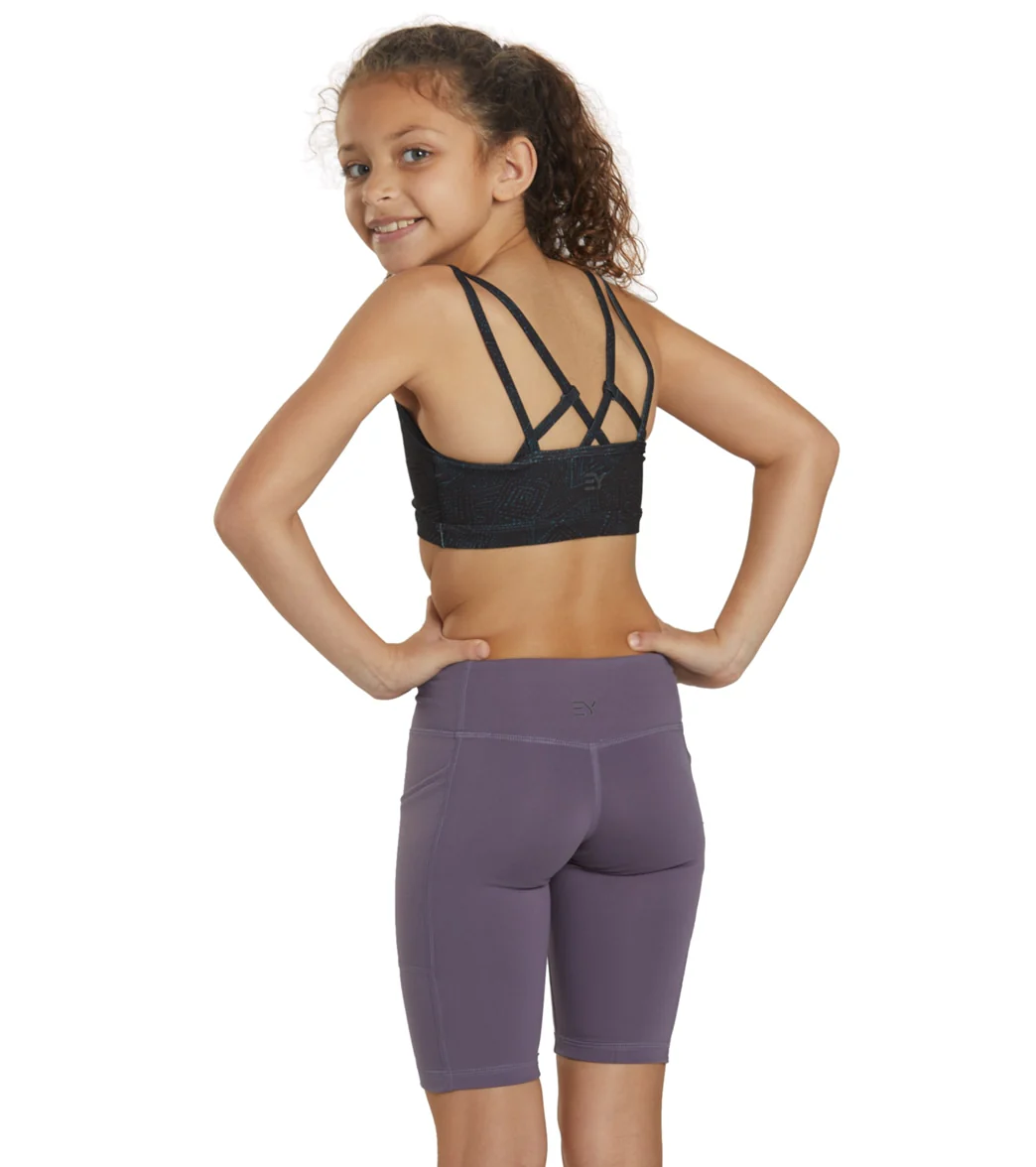 Everyday Yoga Girl Uphold Solid High Waisted Biker Shorts with Pocket - Image 11