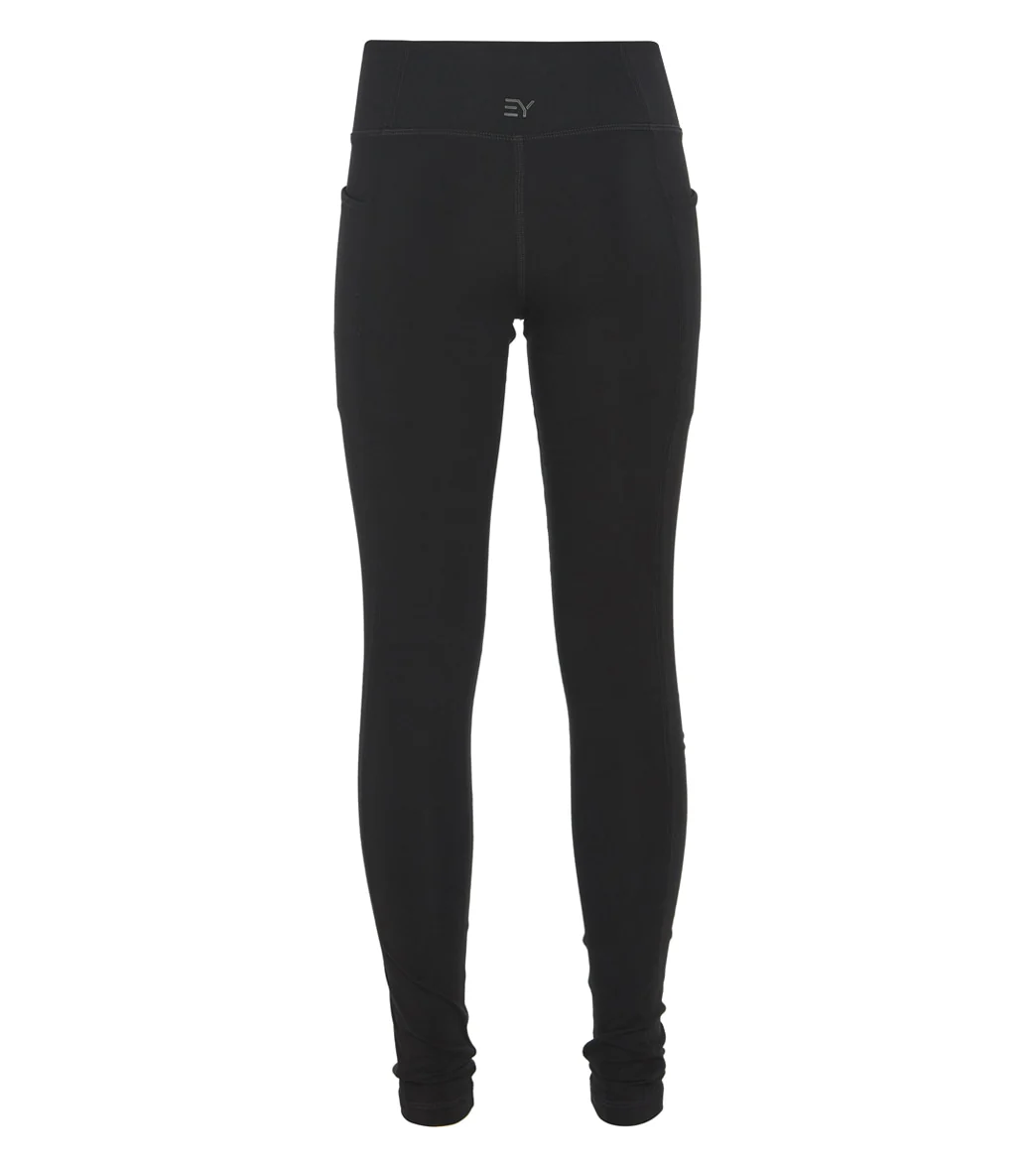 Everyday Yoga Girl Uphold Solid High Waisted Leggings With Pockets - Image 5