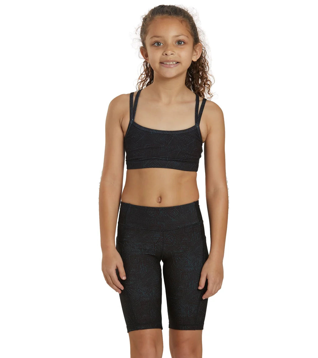Everyday Yoga Girl Uphold Tribe High Waisted Biker Shorts with Pocket - Image 2