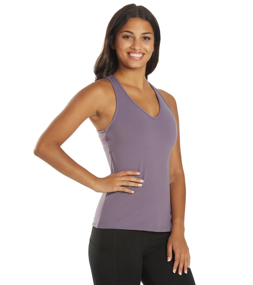 Everyday Yoga Instinct Solid Twisted Back Support Tank - Image 21