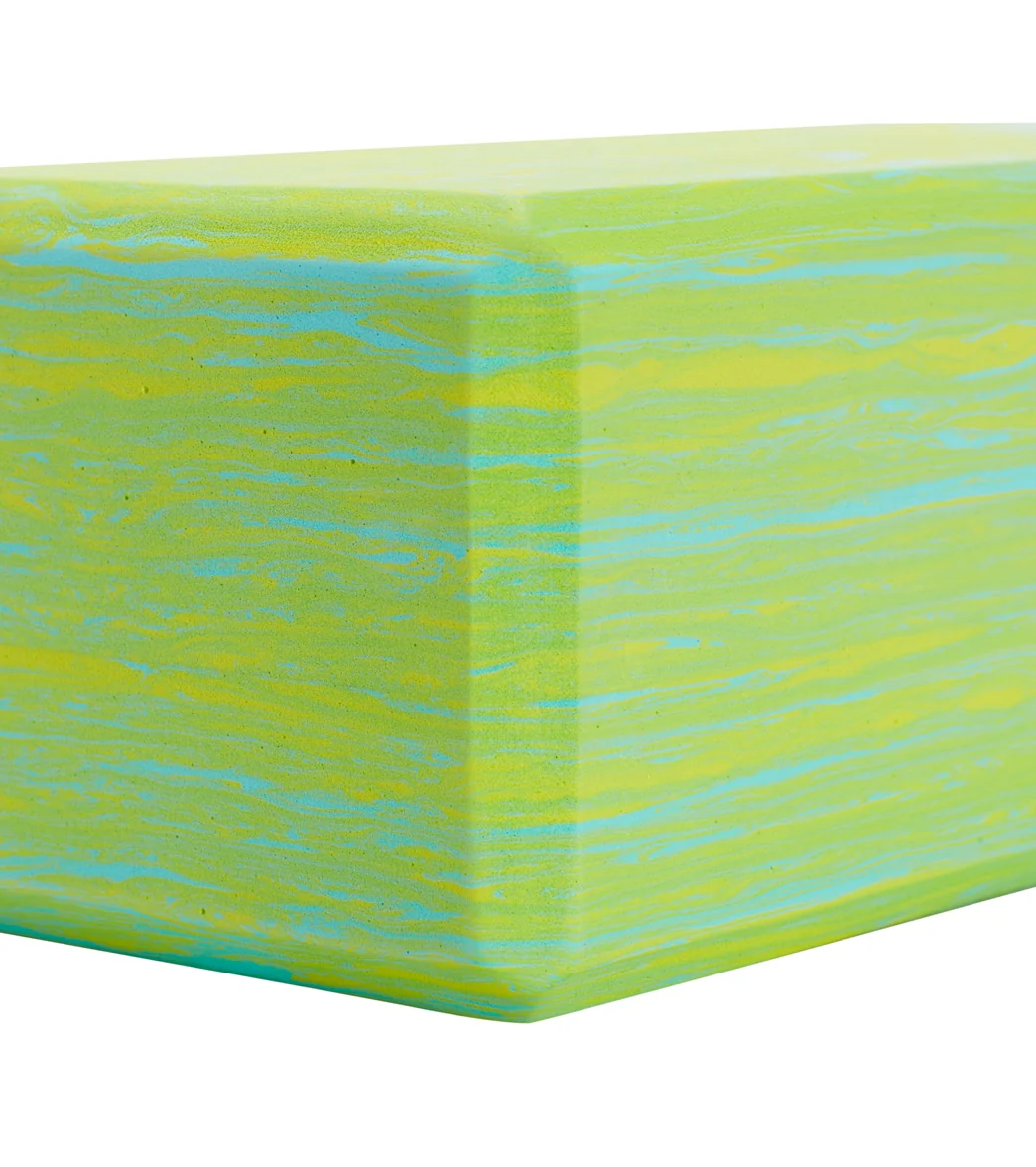 Everyday Yoga Kid’s 3 Inch Marbled Foam Yoga Block - Image 4