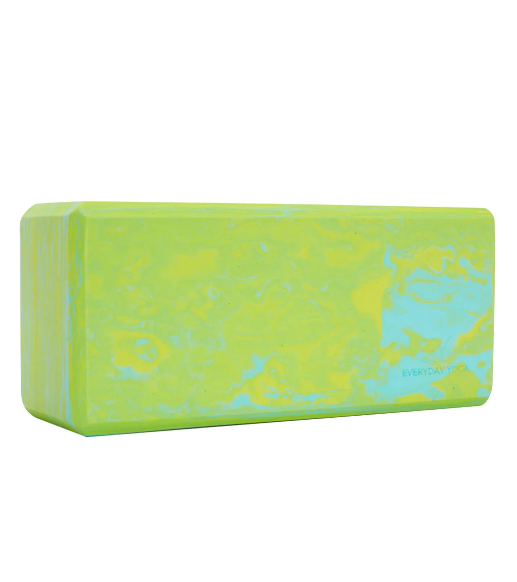 Everyday Yoga Kid’s 3 Inch Marbled Foam Yoga Block - Image 7