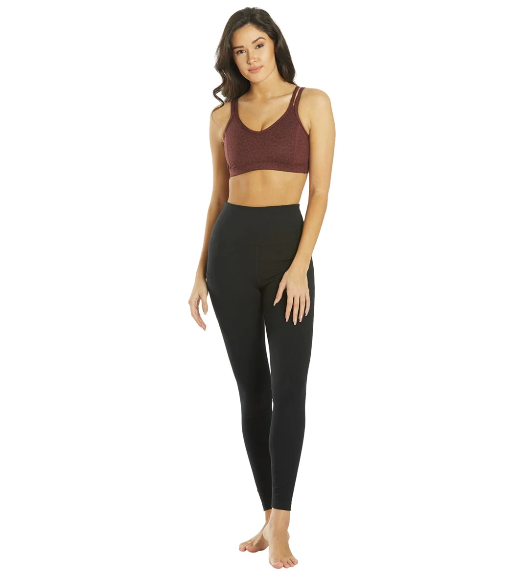 Everyday Yoga Radiant Cheetah Strappy Back Sports Bra - Image 6