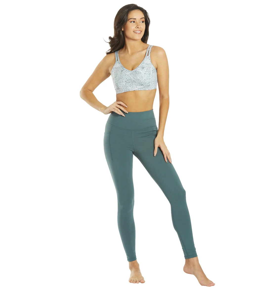 Everyday Yoga Radiant Tribe Strappy Back Sports Bra - Image 4