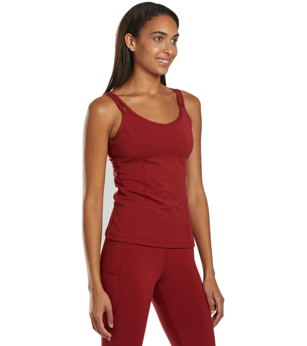 Everyday Yoga Strappy Back Support Tank - Image 70